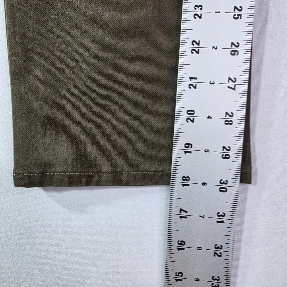 Banana Republic Slim Fit Traveler Pants Mens 36x30 Dark Olive Italian Fabric NWT
